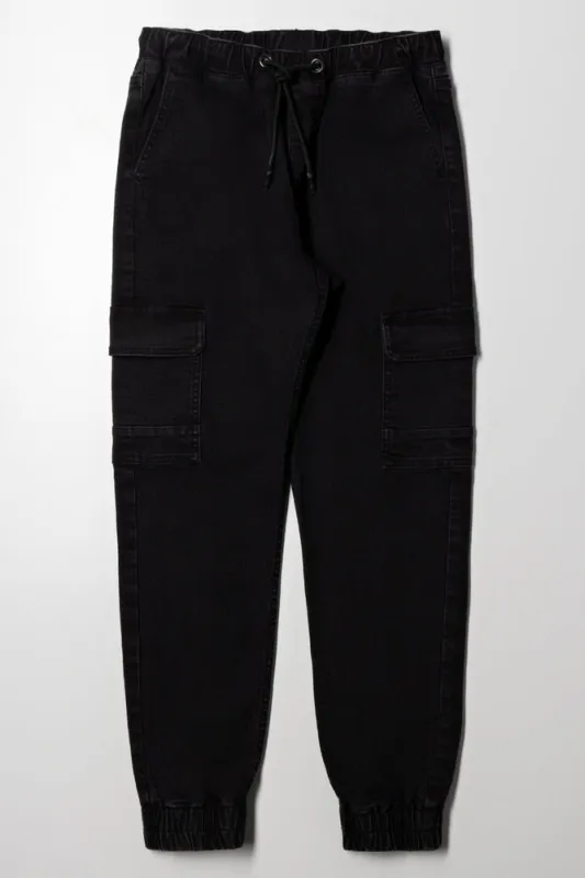 Jogger Denim Jeans Black sold by Ackermas