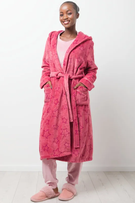 Star Hooded Gown Pink sold by Ackermas