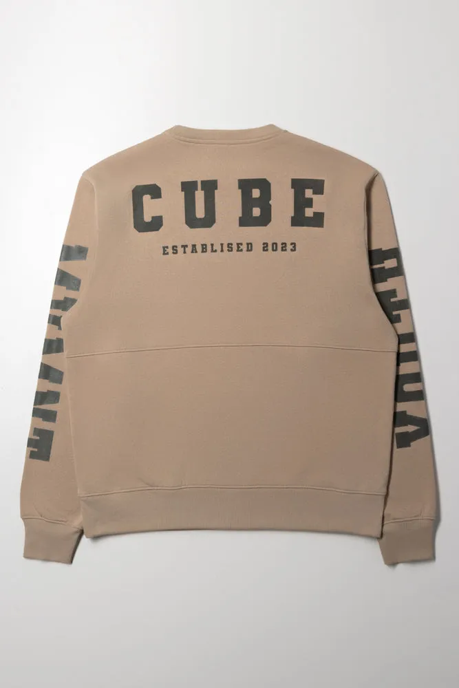 Crew Neck Tracktop Natural sold by Ackermas product image thumbnail 4