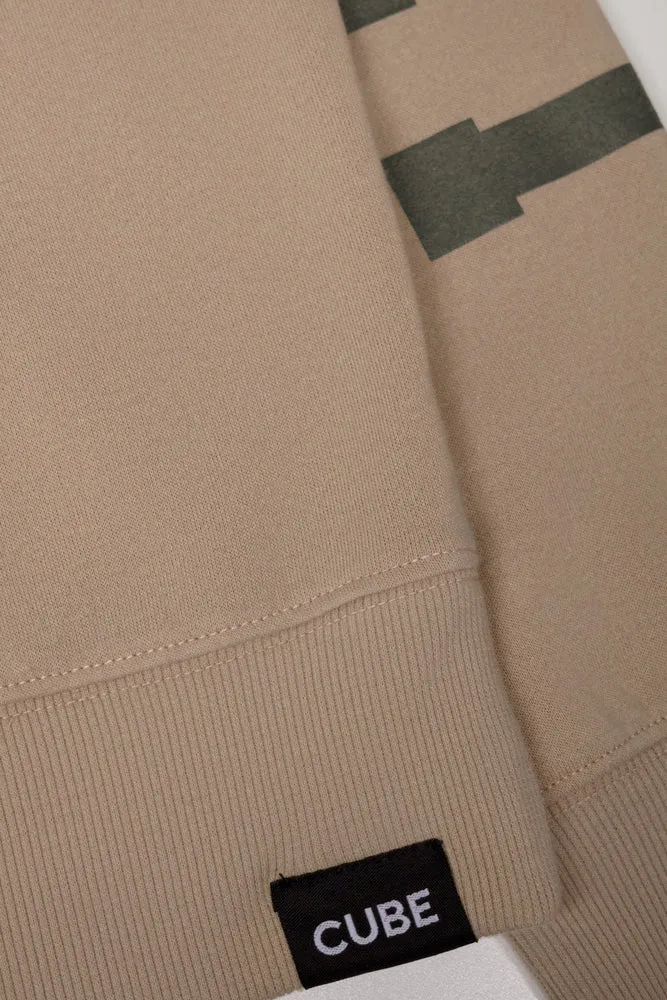 Crew Neck Tracktop Natural sold by Ackermas product image thumbnail 3