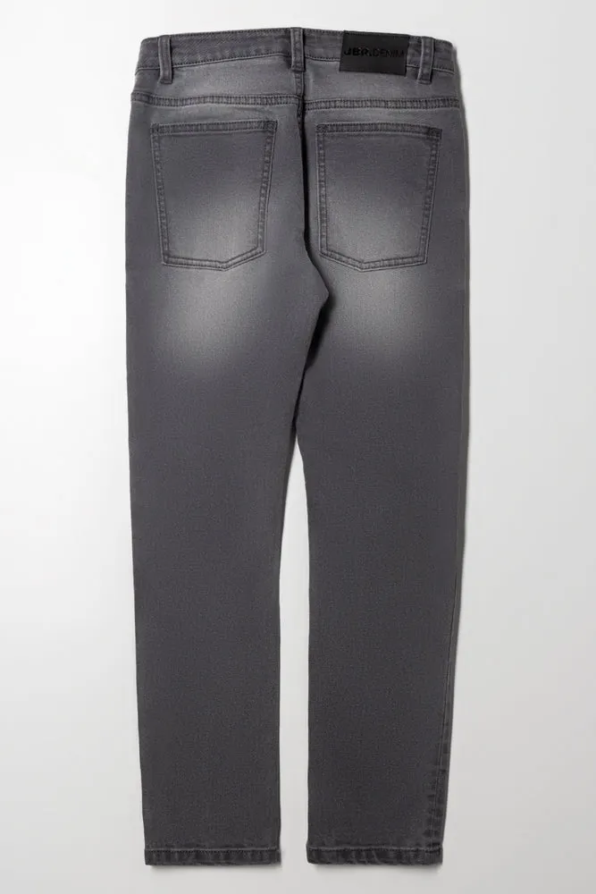 Ripped Denim Jeans Dark Grey sold by Ackermas product image thumbnail 5