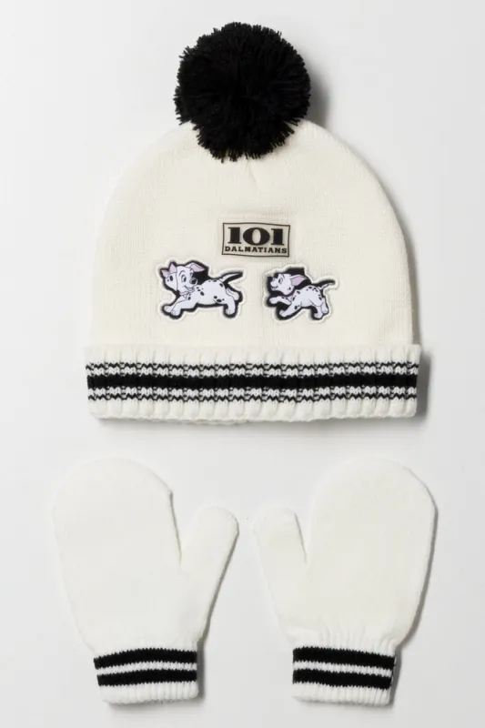 Dalmations Beanie And Gloves Set White sold by Ackermas