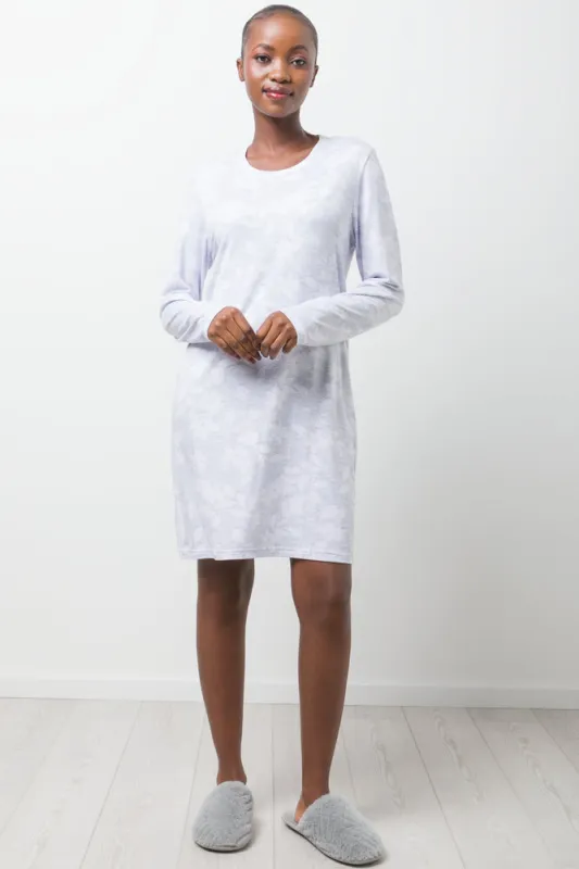 Floral Sleepshirt Light Grey sold by Ackermas