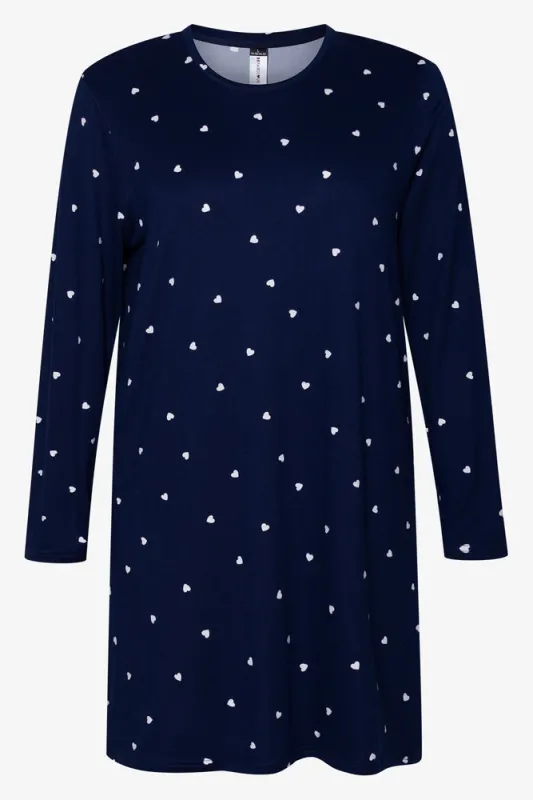 Spotted Sleepshirt Navy sold by Ackermas