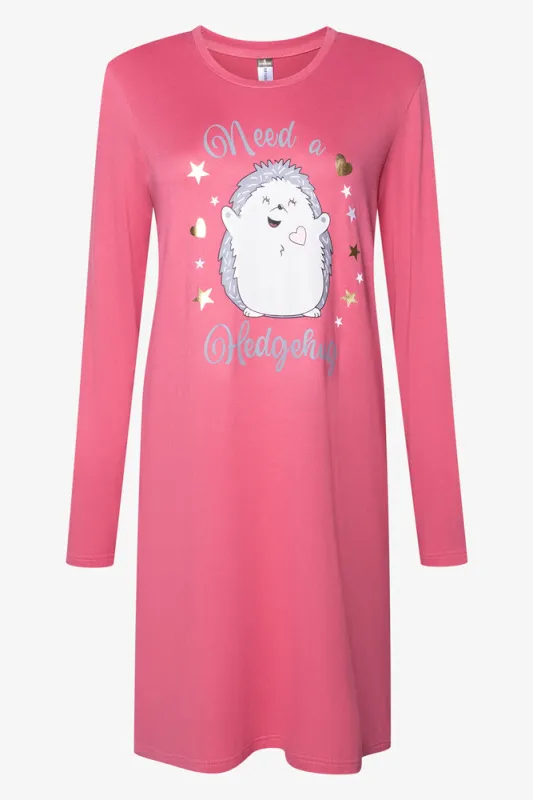 Need A Hedge Hug Sleepshirt Pink sold by Ackermas