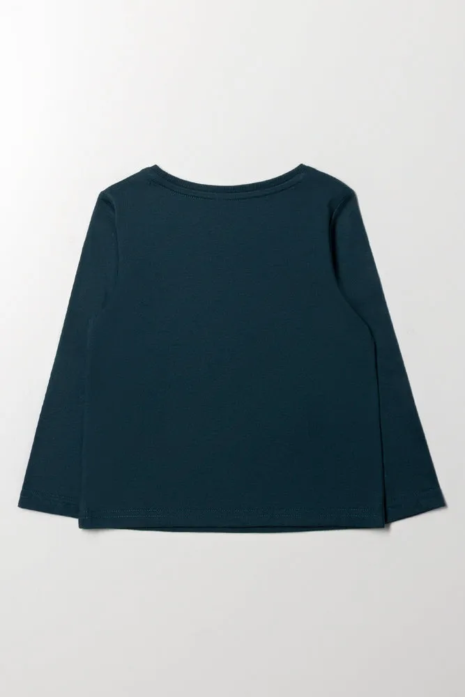 Love Long Sleeve T-Shirt Green sold by Ackermas product image thumbnail 3