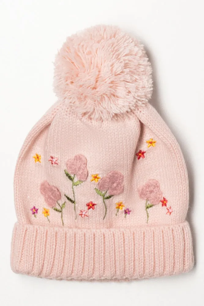 Floral Beanie Light Pink sold by Ackermas