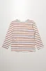 Stripe Long-Sleeve T-Shirt Natural sold by Ackermas