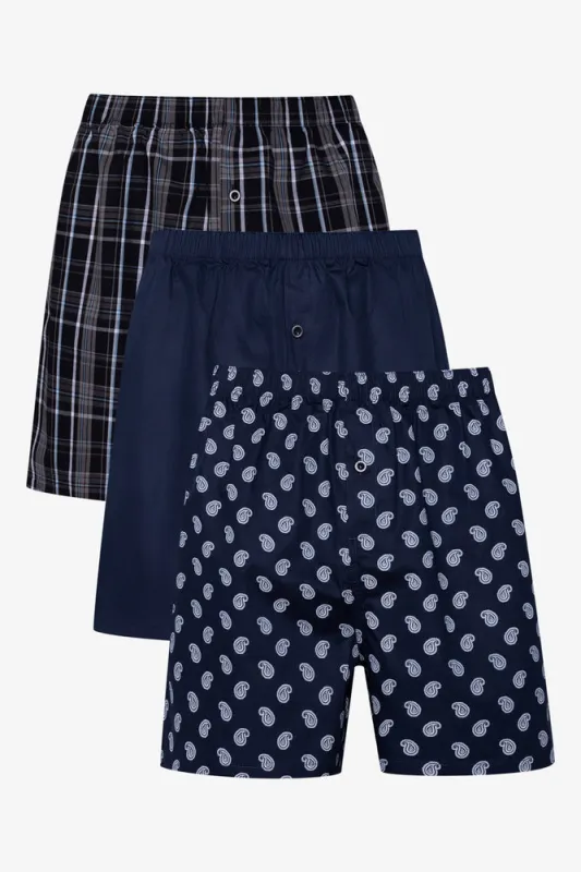 3 Pack Boxers Navy sold by Ackermas