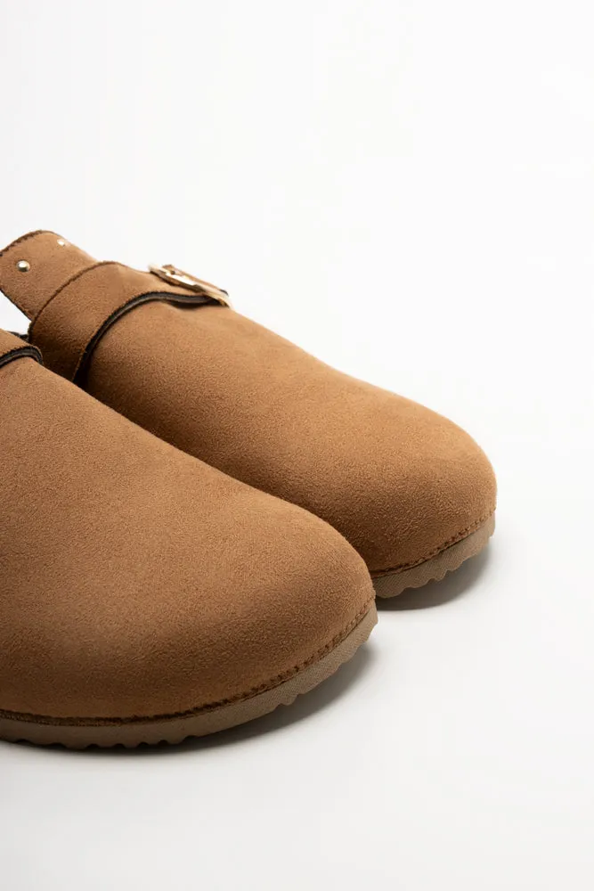 Closed Toe Mule Shoes Tan sold by Ackermas product image thumbnail 3