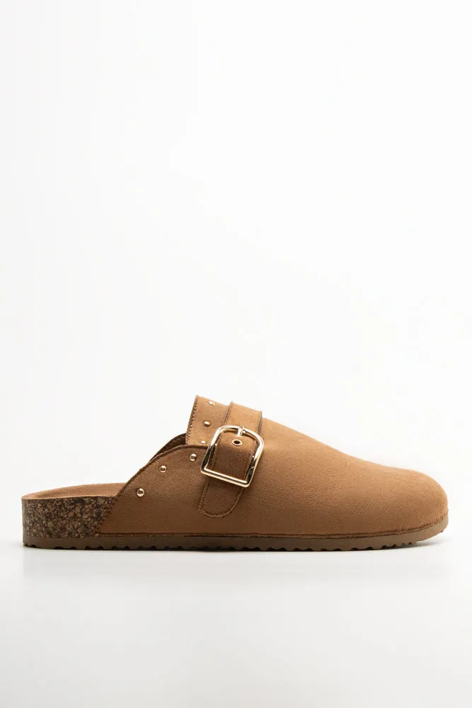 Closed Toe Mule Shoes Tan sold by Ackermas product image thumbnail 2