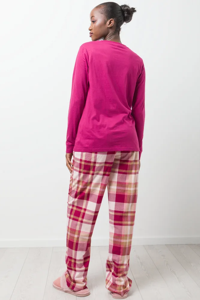 Check Pyjamas Burgundy sold by Ackermas product image thumbnail 3