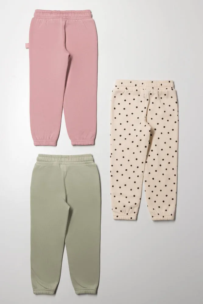 3 Pack Trackpants Pink, Green And Yellow sold by Ackermas product image thumbnail 3