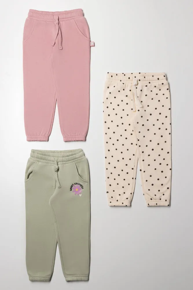 3 Pack Trackpants Pink, Green And Yellow sold by Ackermas