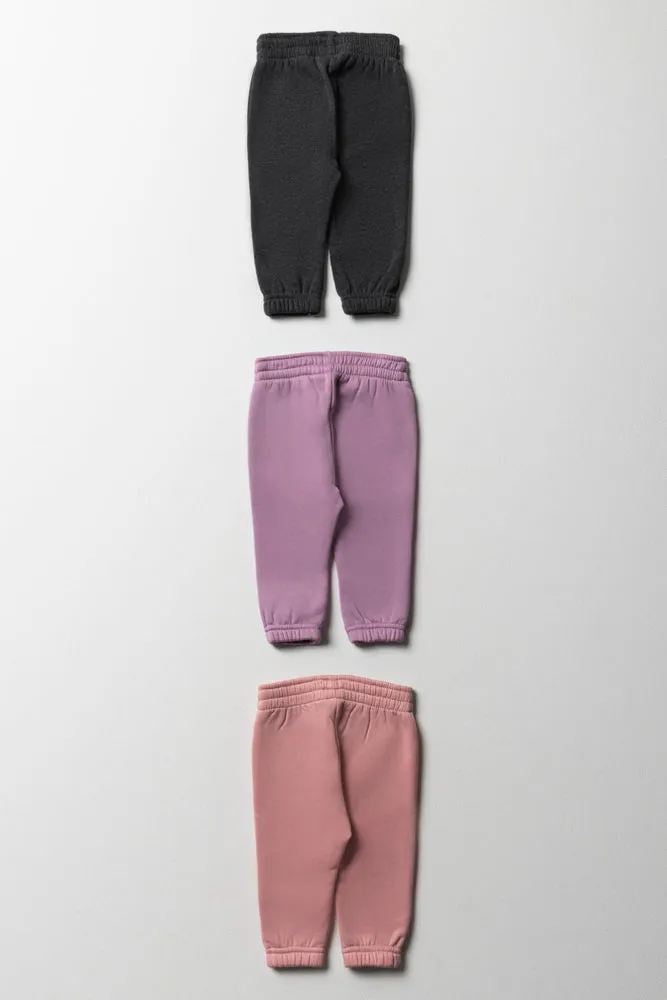3 Pack Trackpants Pink, Lilac And Dark Grey sold by Ackermas product image thumbnail 3