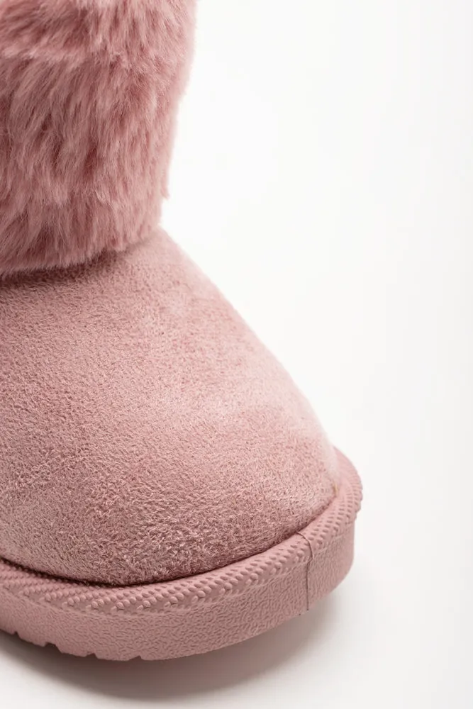 Heart Fur Comfort Boots Pink sold by Ackermas product image thumbnail 3