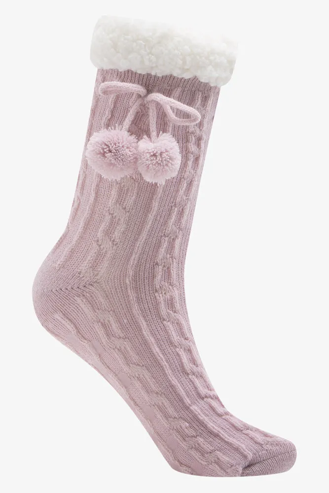 Slipper Socks Pink sold by Ackermas