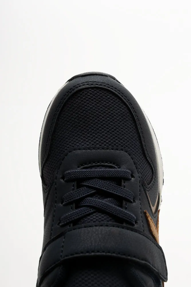 Retro Trainers Navy sold by Ackermas product image thumbnail 5