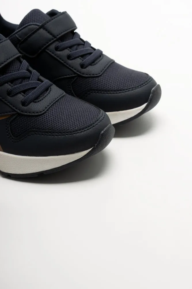 Retro Trainers Navy sold by Ackermas product image thumbnail 3