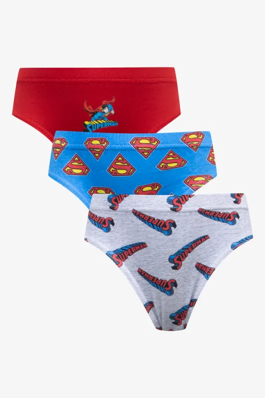 Superman 3 Pack Briefs Blue And Red sold by Ackermas
