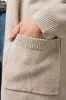 Mid Length Cardigan Natural sold by Ackermas
