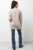 Mid Length Cardigan Natural sold by Ackermas