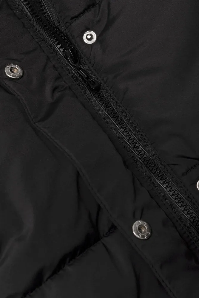 Hooded Long Puffer Jacket Black sold by Ackermas product image thumbnail 2