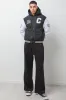 Straight Leg Trackpants Black sold by Ackermas