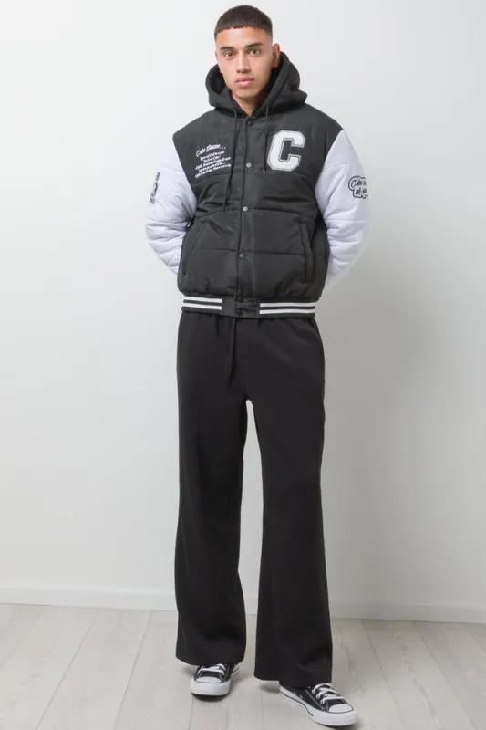 Straight Leg Trackpants Black sold by Ackermas