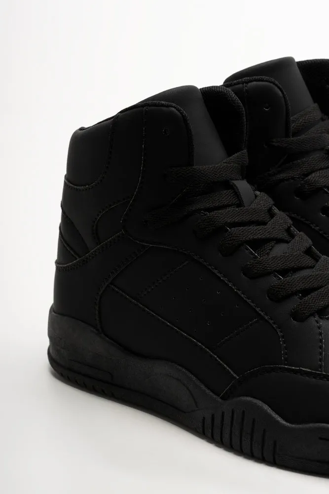 Hightop Sneakers Black sold by Ackermas product image thumbnail 4
