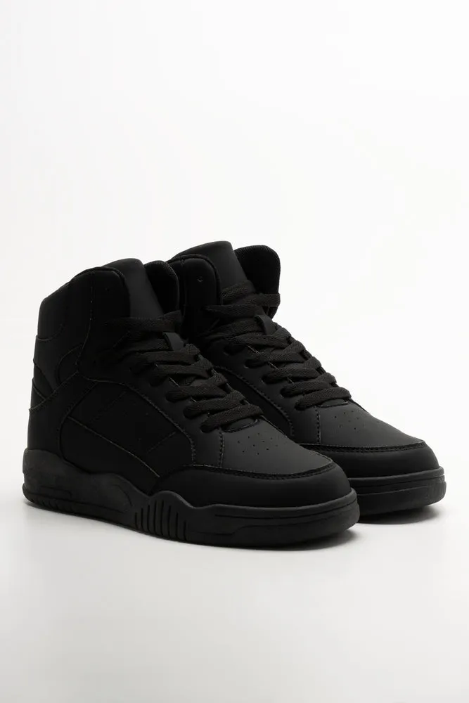 Hightop Sneakers Black sold by Ackermas
