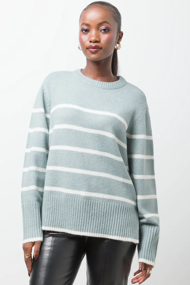 Stripe Jersey Light Green And White sold by Ackermas