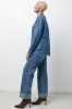 Denim Long Sleeve Shirt Blue sold by Ackermas