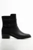 Double Buckle Boots Black sold by Ackermas