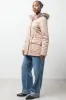 Parka Jacket With Fur Trim Natural sold by Ackermas
