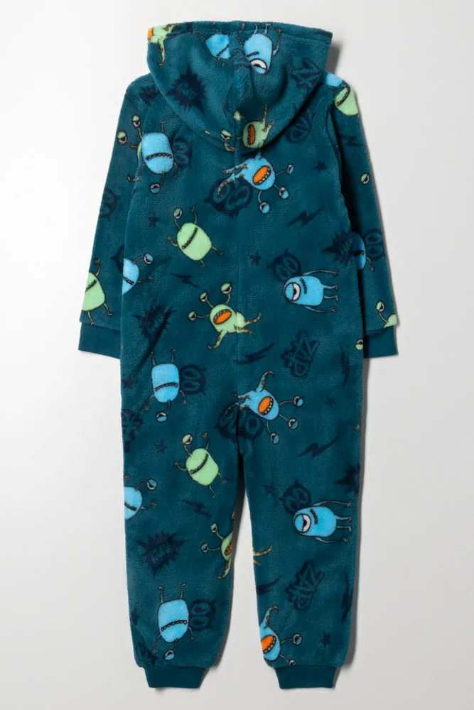 Monster Onesie Blue sold by Ackermas product image thumbnail 3