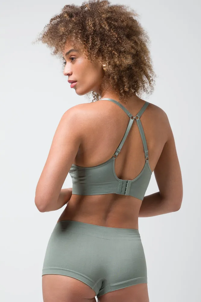 Seamfree Bralette Green sold by Ackermas product image thumbnail 5