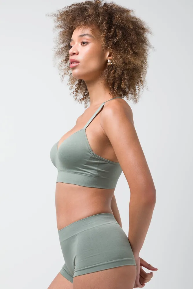 Seamfree Bralette Green sold by Ackermas product image thumbnail 4