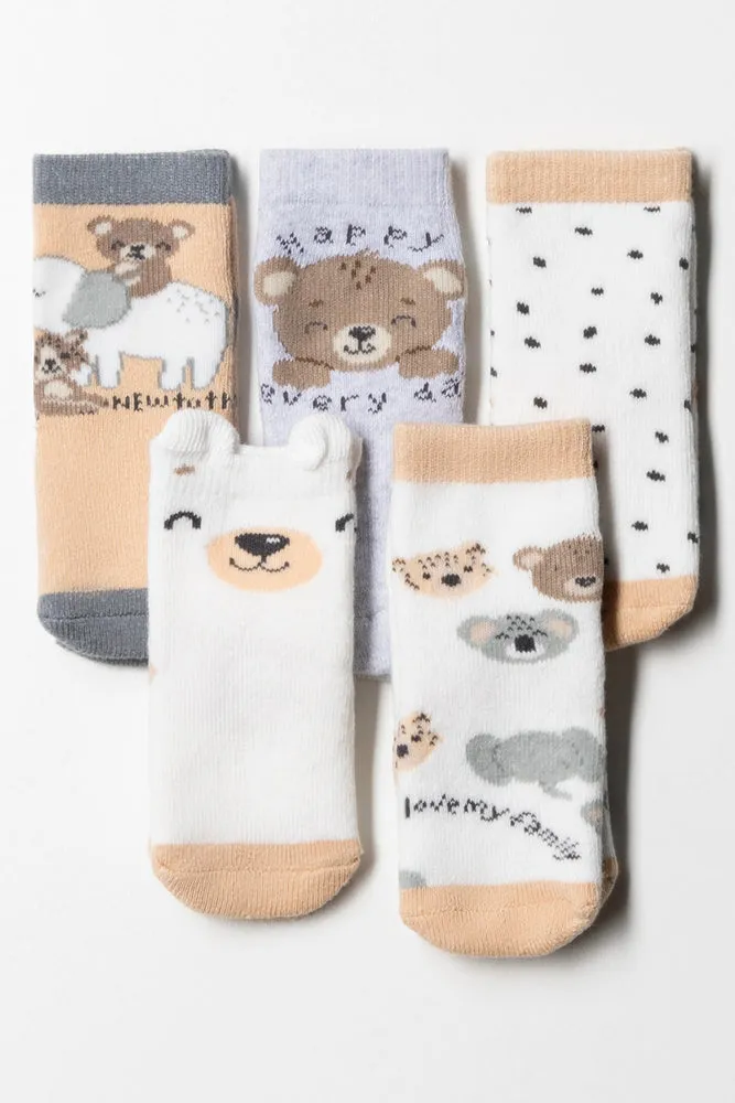 5 Pack Socks Natural sold by Ackermas