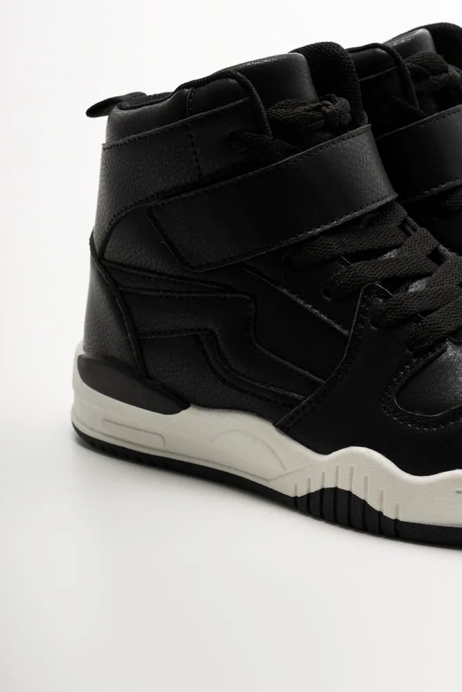 Hightop Sneakers Black sold by Ackermas product image thumbnail 4