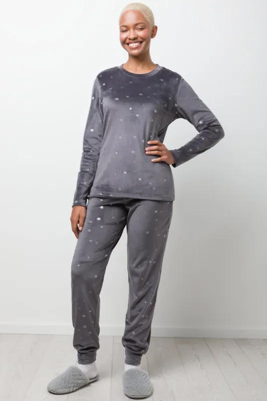 Fleece Pyjamas Dark Grey sold by Ackermas