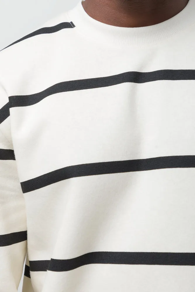 Crew Neck Tracktop Cream sold by Ackermas product image thumbnail 4