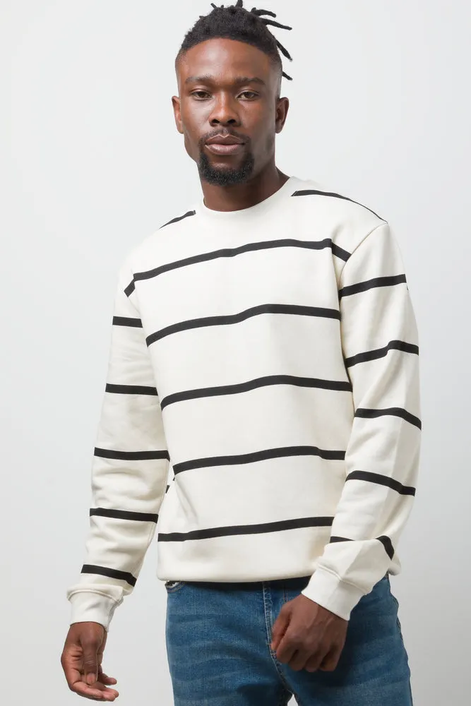 Crew Neck Tracktop Cream sold by Ackermas