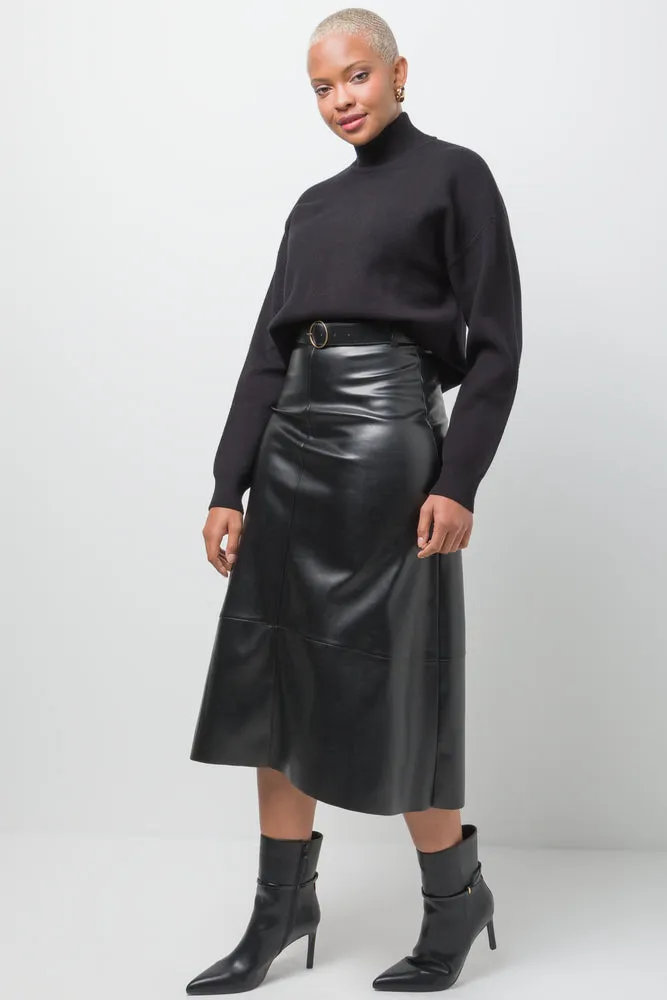 A-Line Skirt Black sold by Ackermas product image thumbnail 3