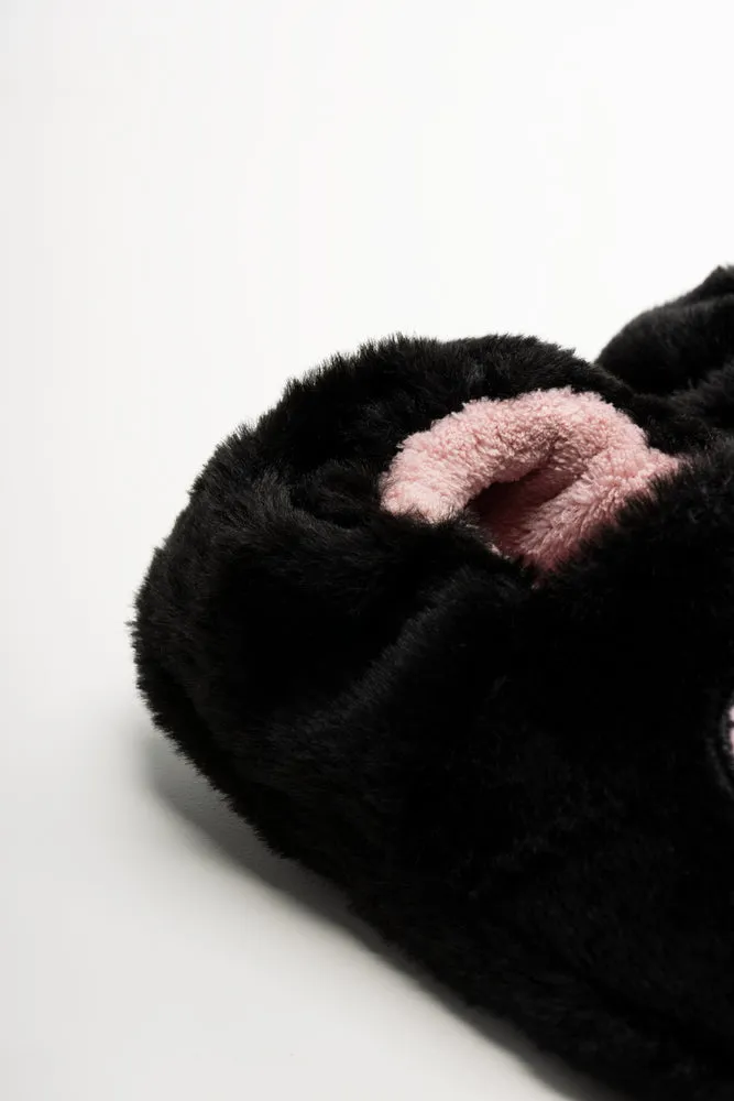 Animal Heart Slippers Black sold by Ackermas product image thumbnail 4