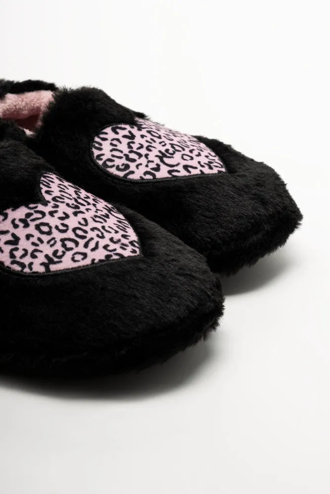 Animal Heart Slippers Black sold by Ackermas product image thumbnail 3