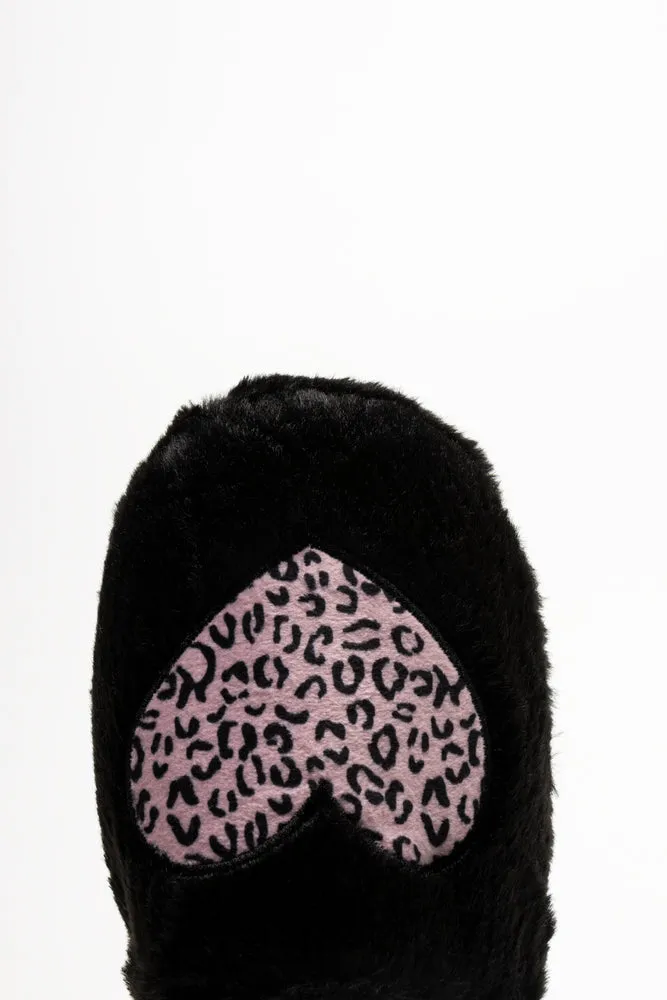 Animal Heart Slippers Black sold by Ackermas product image thumbnail 5