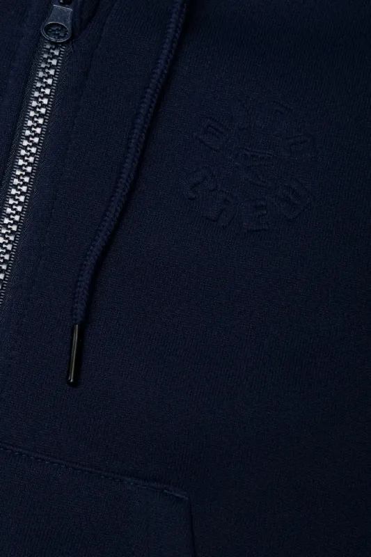 Zip Through Tracksuit Navy sold by Ackermas
