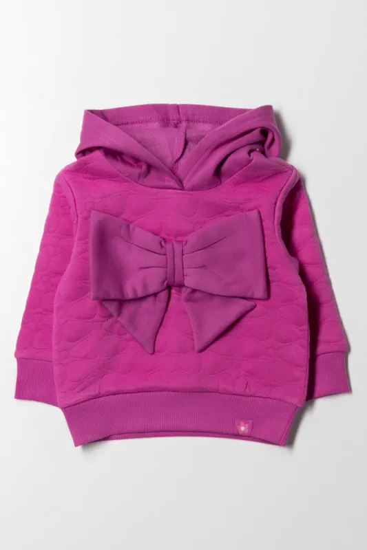 Bow Hoodie Purple sold by Ackermas