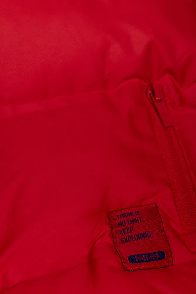 Hooded Puffer Jacket Red sold by Ackermas product image thumbnail 3